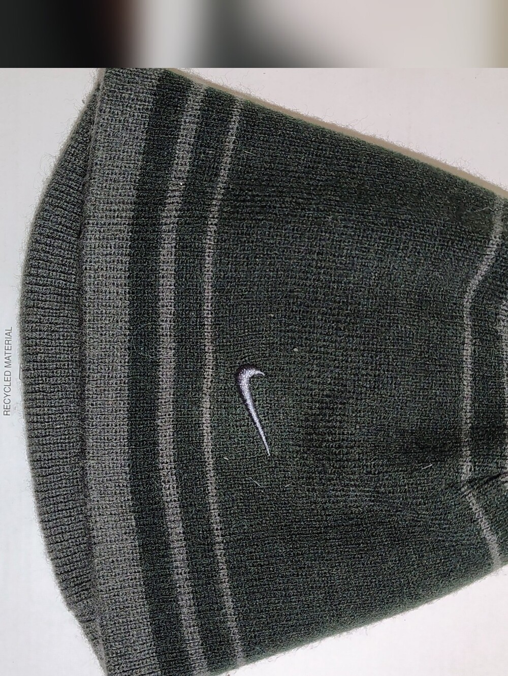 Nike Beanie 🏀 Campus Style Olive Swoosh Knit Cap Unisex OS